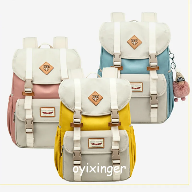 Модный молодежный рюкзак для девочек с отделением для ноутбука для рюкзак для девочки-подростка сумка Для женщин кампус Тетрадь рюкзаки для ноутбука для Macbook Air 13