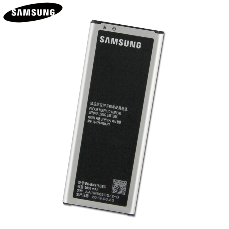 Аккумулятор EB-BN916BBC EB-BN916BBE для samsung GALAXY NOTE4 N9100 N9108V N9106W Note 4 подлинный сменный аккумулятор 3000 мАч