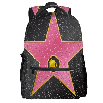 

Hallywood Walk Of Fame Backpack College Students Wear Resistance Laptop Backpack Book Bag Casual Sports Bags School Bag