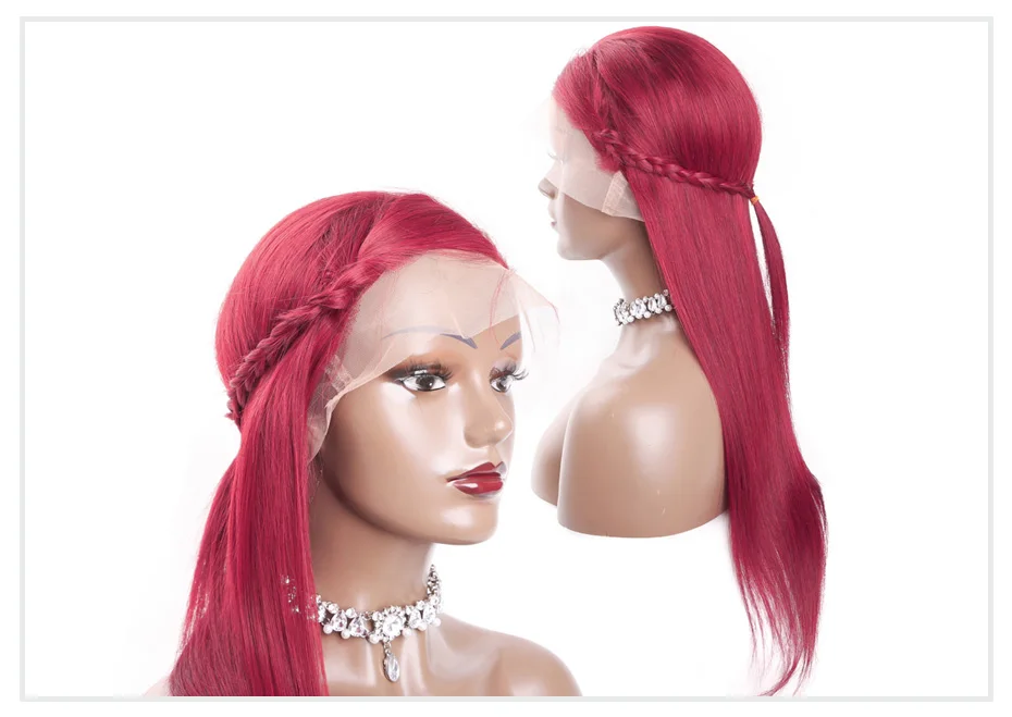 Burgundy Lace Front Wigs (1)