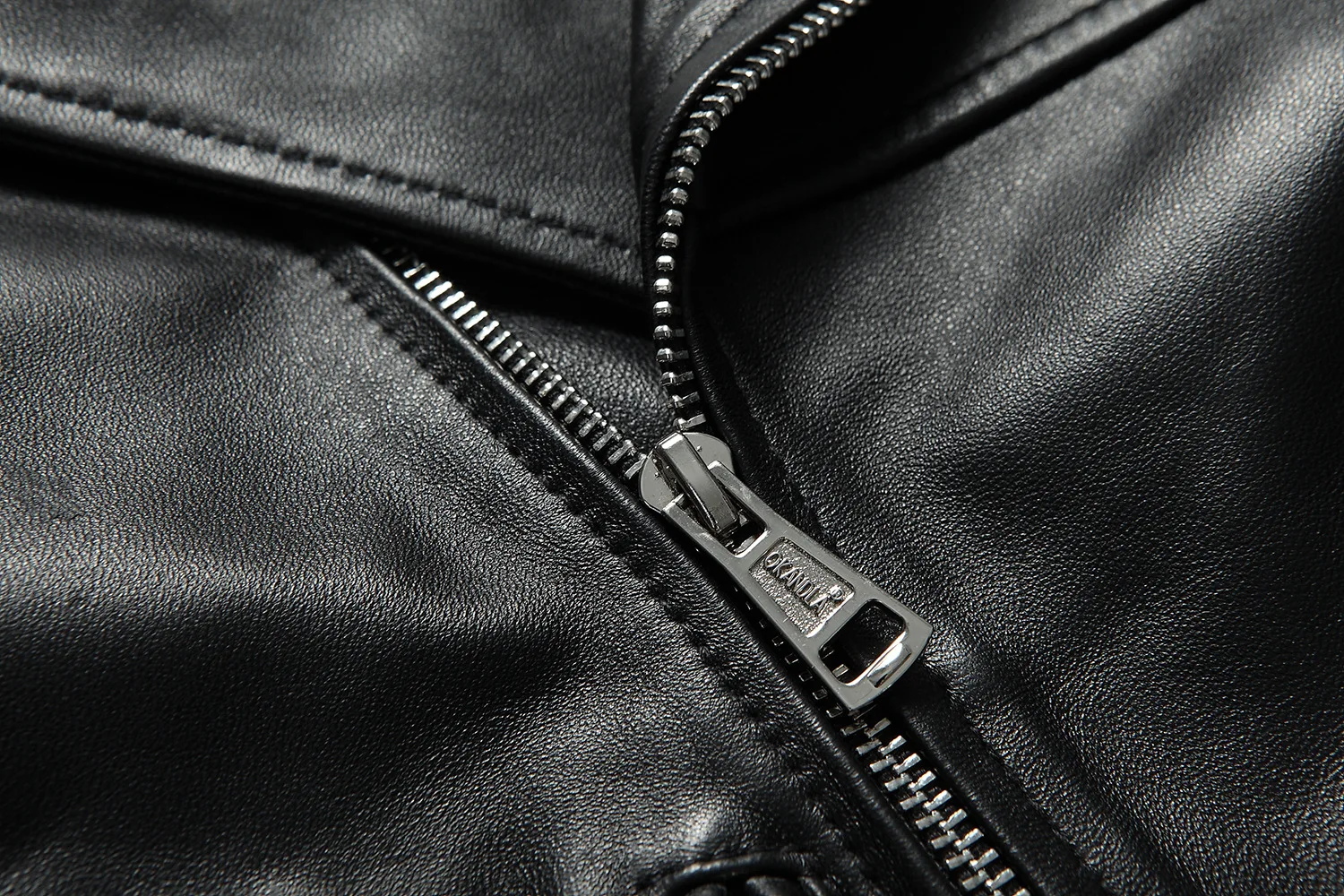 

2019 Autumn And Winter New Style Korean-style Loose-Fit Leather Jacket PU Leather Motorcycle Jacket Leather Clothes Large Size C