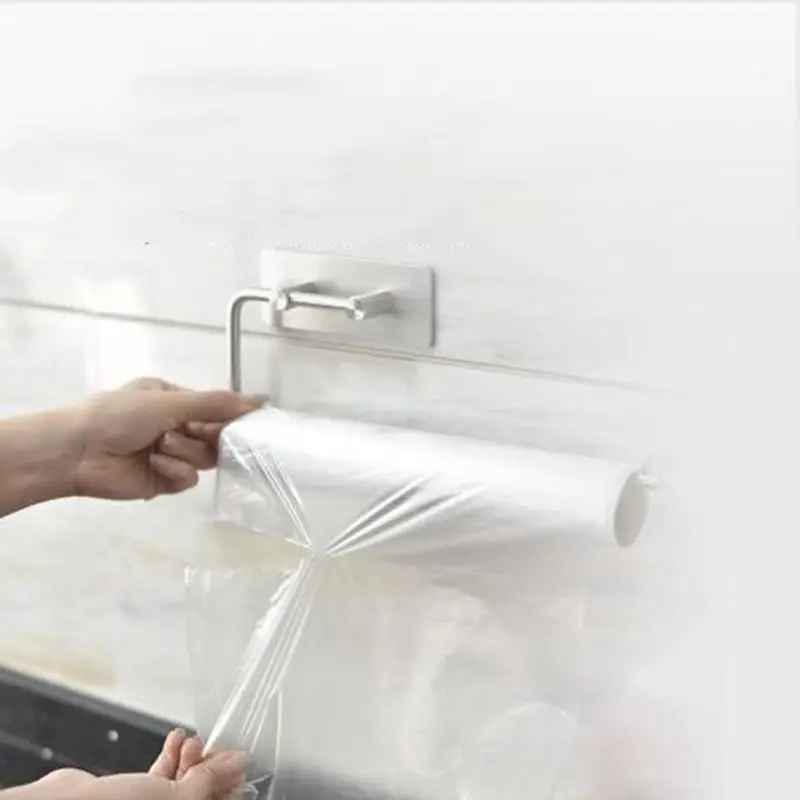 Self Adhesive Toilet Paper Holder Toilet Roll Holder Stick On Wall For Bathroom LWW9234