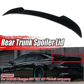

1x Car Rear Trunk Boot Lip Spoiler Wing Lid Big For DODGE Charger SRT SXT R/T Pursuit 2015-2019 Car Spoiler Wing Glossy Black