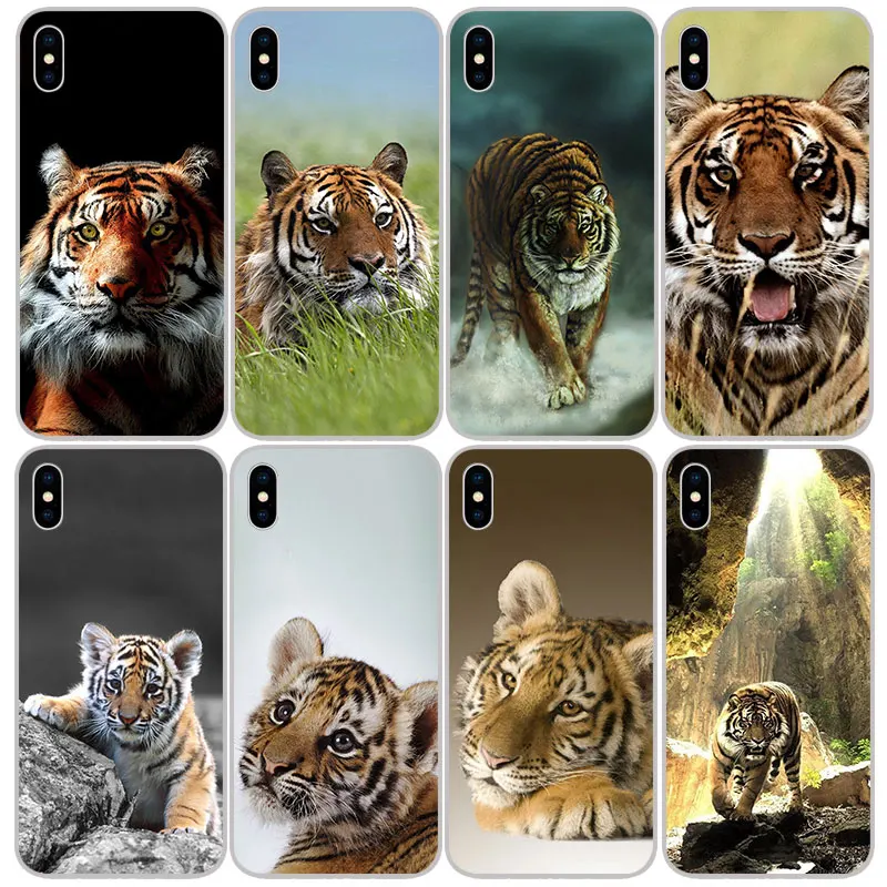 Мягкие силиконовые чехлы Tiger из ТПУ для iPhone 11 Pro XS Max X XR 8 7 6S Plus 5s SE 4S силиконовый