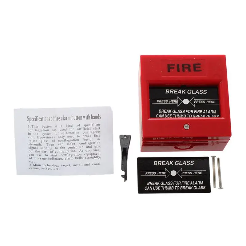 IG-AC 250 V/12 V DC 12V сбрасываемая ручная пожарная сигнализация