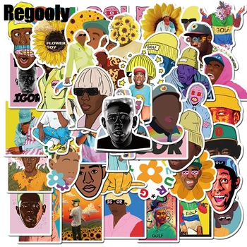 

50pcs Tyler The Creator Stickers decal scrapbooking diy pasters home decoration phone laptop waterproof cartoon accessories