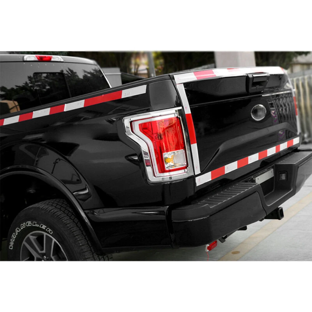 Декор хвост свет отделка рамка стиль литье наружная крышка грузовика хром