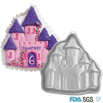 

Kids Party Supplies Baking Tools For Cakes Enchanted Castle Shape Baking Pan