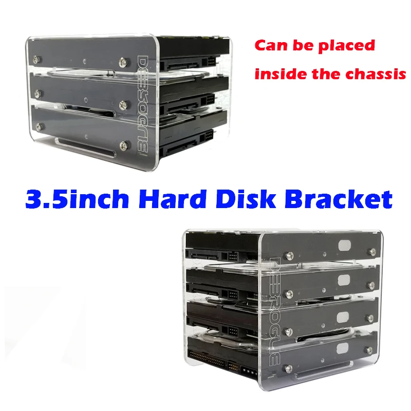 DIY3.5 дюймовый жесткий диск HDD акриловый кронштейн коробка для жесткого диска