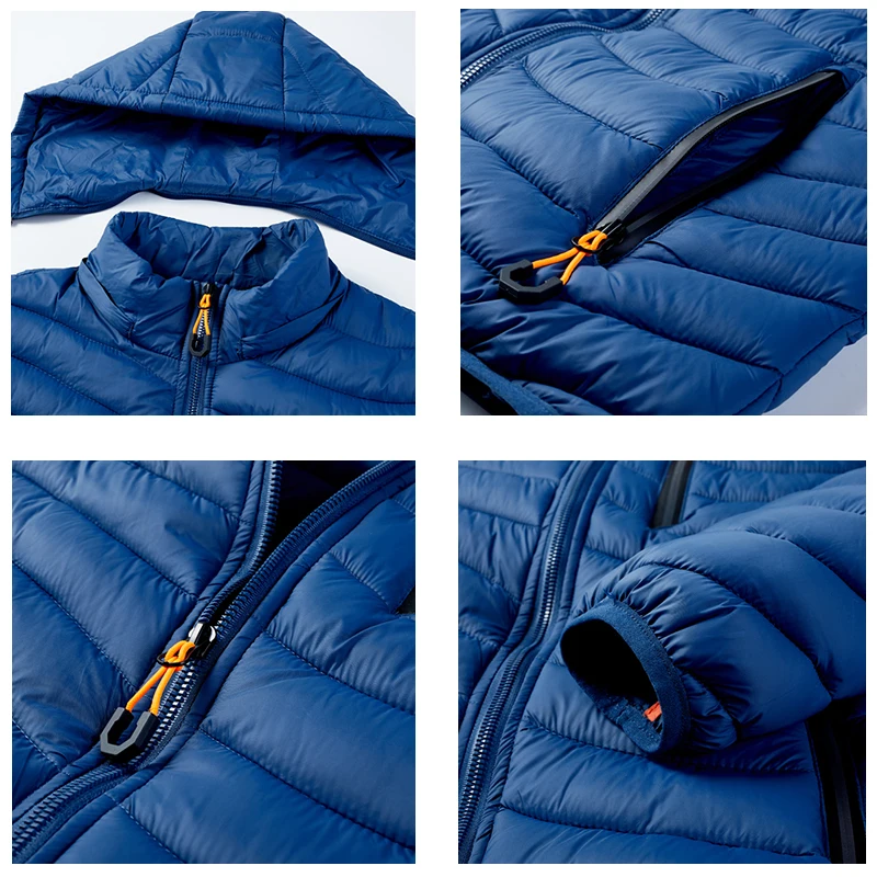 CHAIFENKO Winter Warm Waterproof Jacket Men 2020 New Autumn Thick Hooded Cotton Parkas Mens Fashion Casual Slim Jacket Coat Male