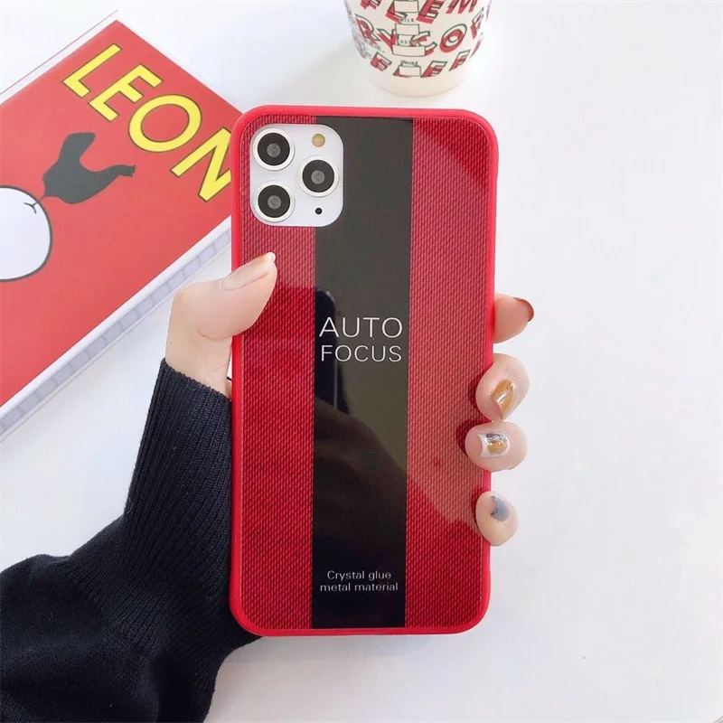 Новые чехлы LISCN из стекловолокна для iPhone X XR XsMax 7 8 6 6s Plus чехол iphone 11 11Pro Max