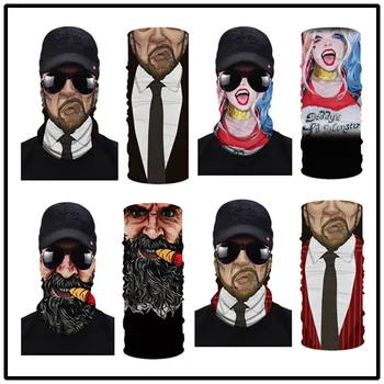 

Magic Headscarf Bicycle Windproof Sunscreen Riding Mask Scarf Set Marvel Venom Harley Motorcycle Outdoor Face Towel