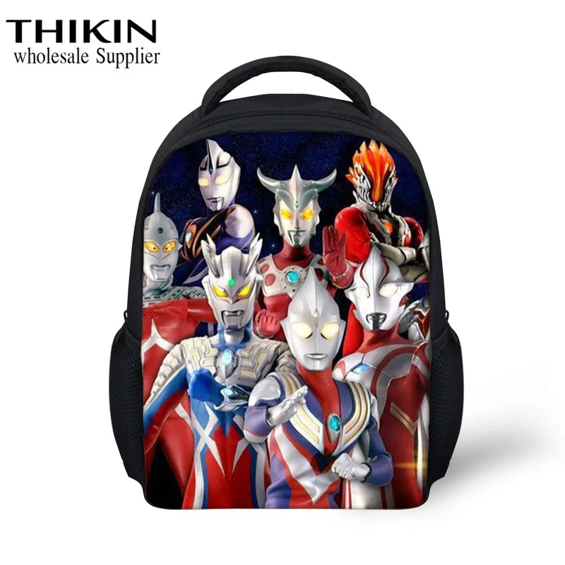 as picture Тикин мультфильм супергерой Ultraman Таро Zoffy мальчик девочка дети детский сад школьная сумка Подростковая детская Студенческая рюкзаки - Цвет: as picture