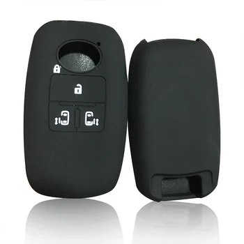 

Silica Gel Car Key Cover for Daihatsu Tanto Key Holder Remote Control Case for Keychain Alarm Rubber Covers for Car Keys