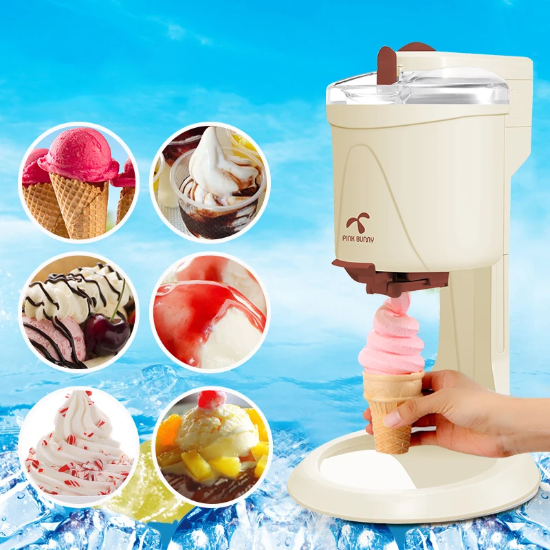 Benny Rabbit Home Ice Cream Maker Fruit Cone Machine Fully Automatic Small Ice  Cream Machine Mini Ice Maker Slush Machine - AliExpress