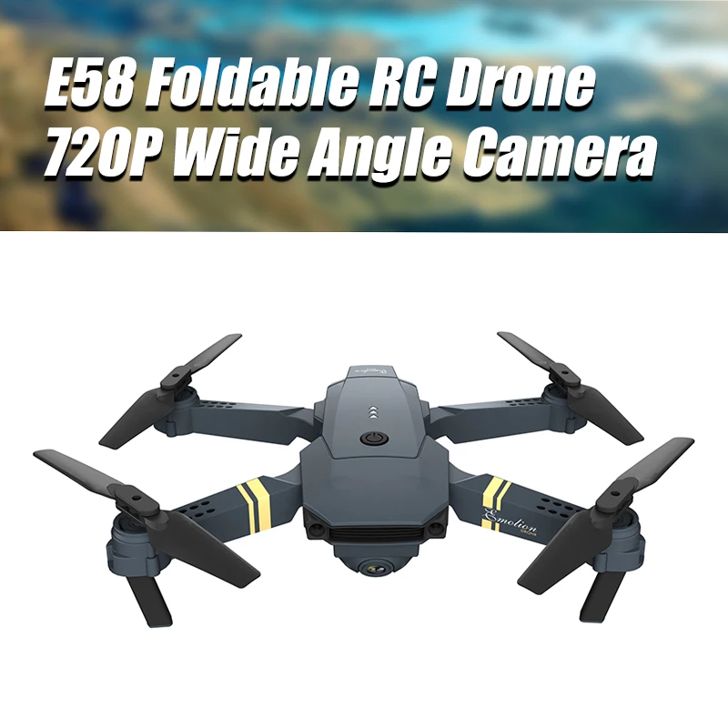 E58 WIFI FPV с широкоугольным HD 1080/720P камерой режим удержания высоты складной рычаг RC