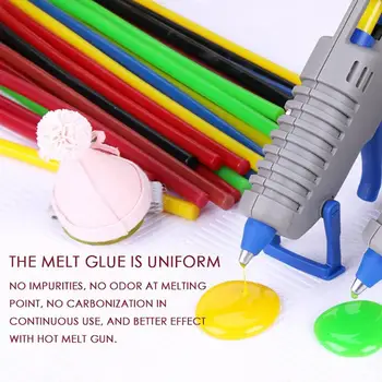 

Colorful Hot Melt Glue Sticks Electric Glue Gun Craft Album Repair Tools for DIY Manual Toy repair