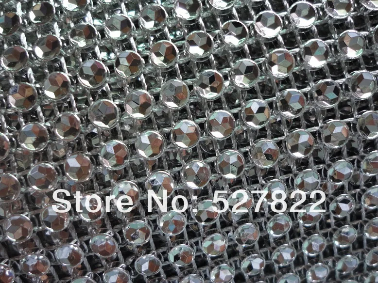 Wholesale -Hot Sell 4.5 10 Yards 24 Row Wedding Decoration Diamond Mesh Roll Rhinestone Ribbon Crystal Wrap FREE SHIPPING.JPG