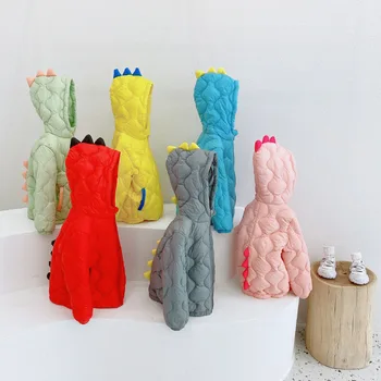 

Benemaker Children Clothing Winter Dinosaur Jackets For Girl Boy Down Windbreaker Baby Warm Clothes 2-8Y Kids Fancy Coats NA209