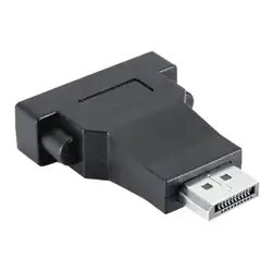 DisplayPort DP Штекерный DVI-I dvi24 + 5 Женский адаптер видео конвертер кабель для ПК компьютер настольные аксессуары LX9A