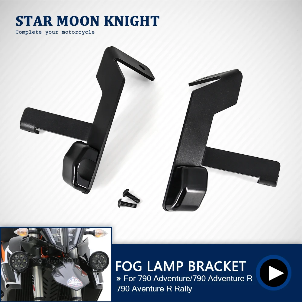 

NEW Motorcycle Accessories Fog lamp Spotlight Bracket Holder Spot Light Mount FOR 790 Adventure & 790 Adventure R 2019 2020 ADV