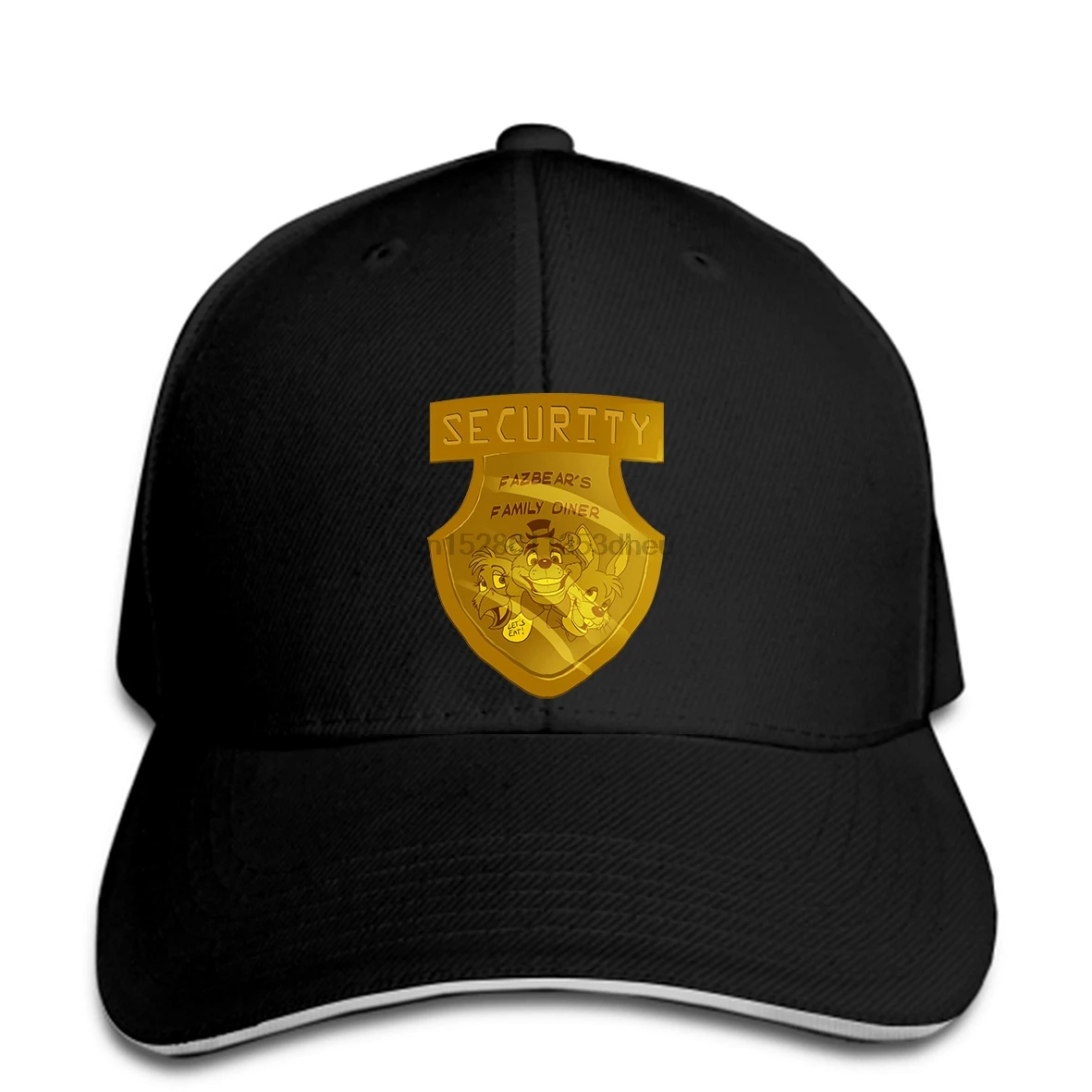 Men Baseball cap FNAF Purple Guy badge 