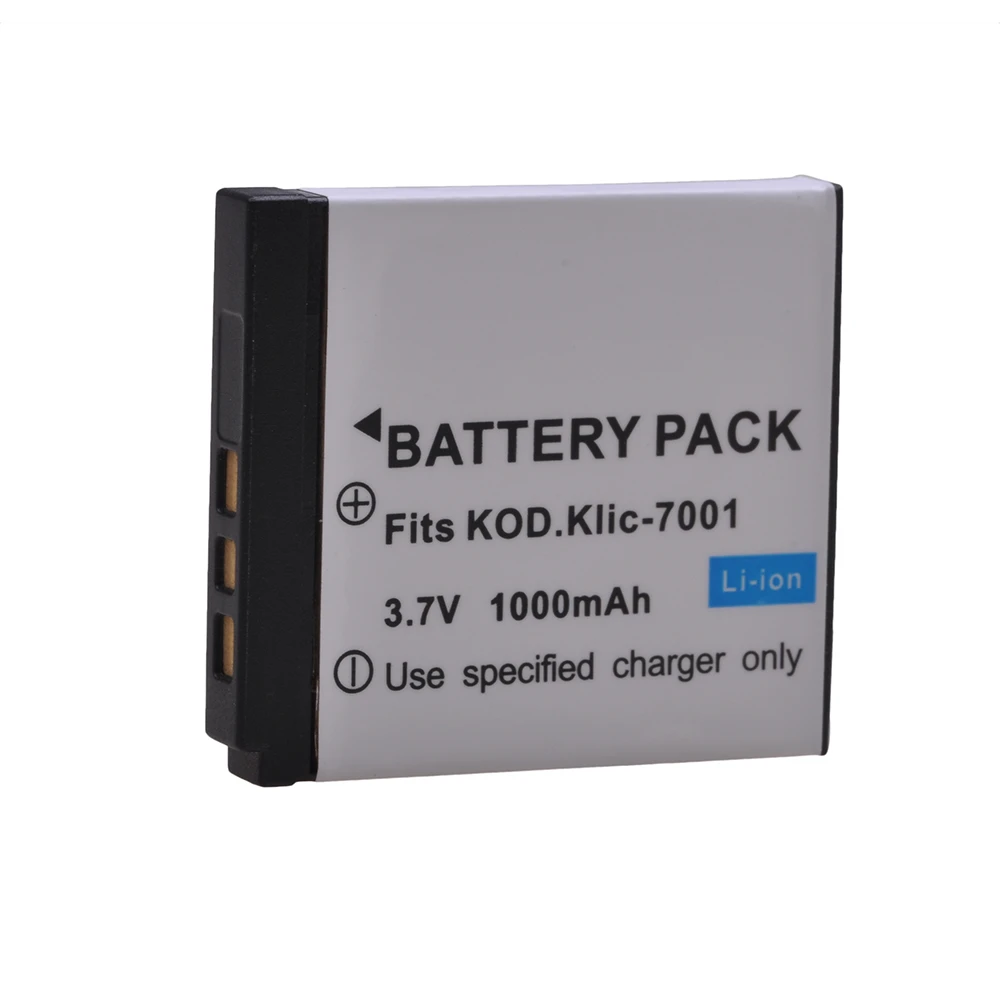 1000mah Klic7001 Klic 7001 Klic7001 Battery For Kodak M1063 M341 M340