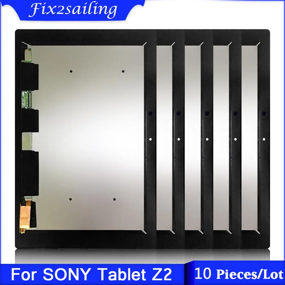 

10 Pieces/Lot For Sony Xperia Tablet Z2 SGP511 SGP512 SGP521 SGP541 Lcd Display + Touch Screen Digitizer