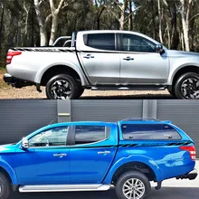 2 шт. виниловые наклейки на заднюю и боковую дверь для mitsubishi l200