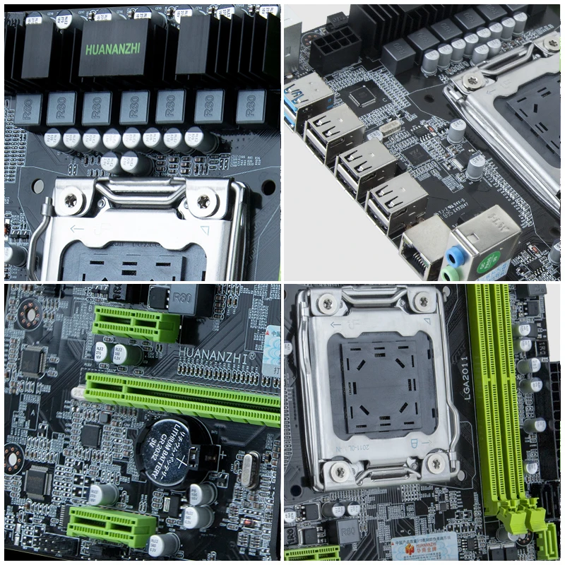 Материнская плата HUANANZHI X79 CPU combos Xeon E5 2650 RAM 16G(2*8G) DDR3 REG ECC все двойные каналы