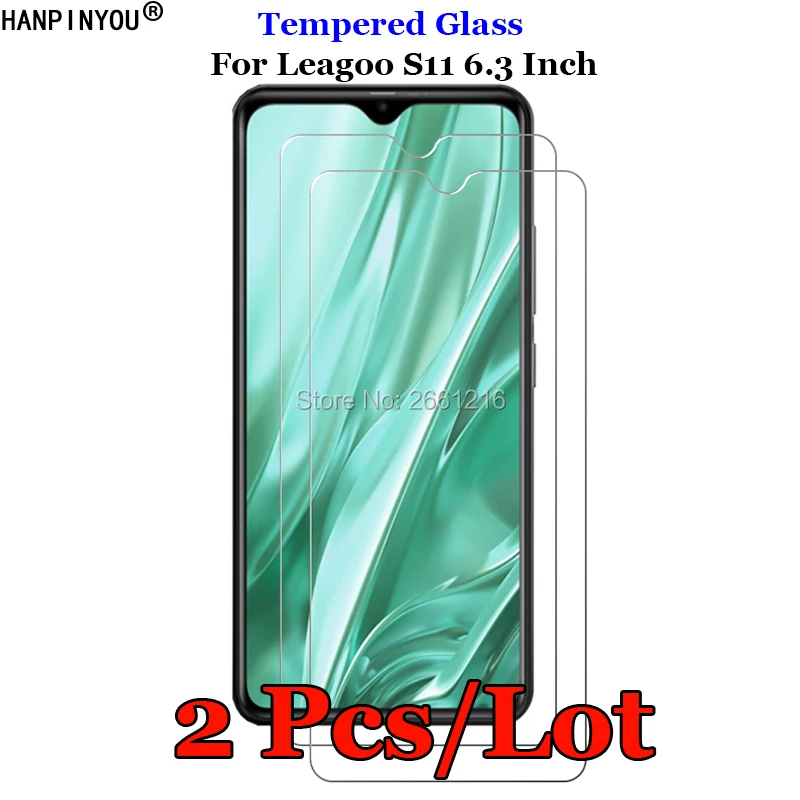 2 шт./лот закаленное стекло 9H 2.5D для Leagoo S11 6 3 дюйма Премиум Защитная пленка |