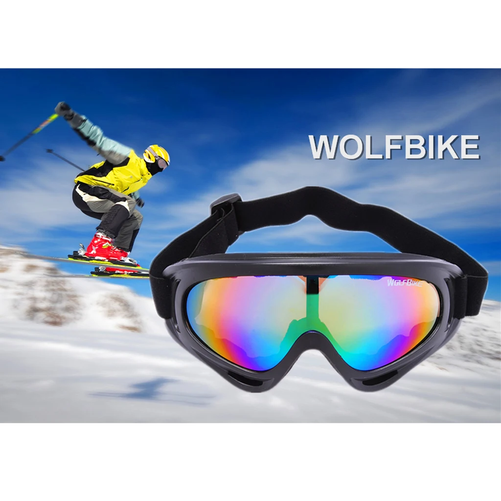 Sports Ski Snowboard Skate Goggles Anti-fog Mask Glasses X400 UV Protection Ski Goggles Outdoor Sports Glasses Ski Goggles  