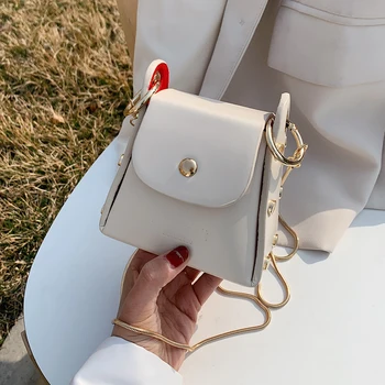 

NEW Original Design Fashion Mini Square Bag & Fashion Rivet Chain Crossbody Bag Width 12cm Height 10cm Thickness 5cm