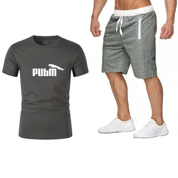 

Five-point pants men's sports pants + men's running T-shirt men's suit men's pants fitness sportswear tracksuit training pants