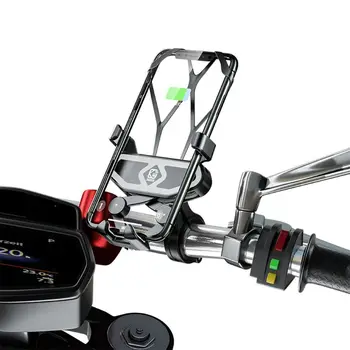 

Bicycle Motorcycle Phone Holder Cradle Clamp Stand for iPhone 4-7" Cellphone