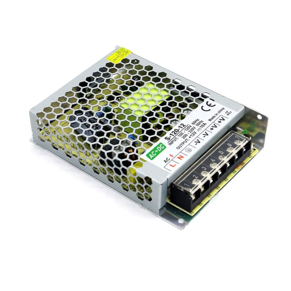 Небольшой объем 3 см и высоком Питание трансформатор AC/Dc 12V 5A 120W 150W 350W 360W