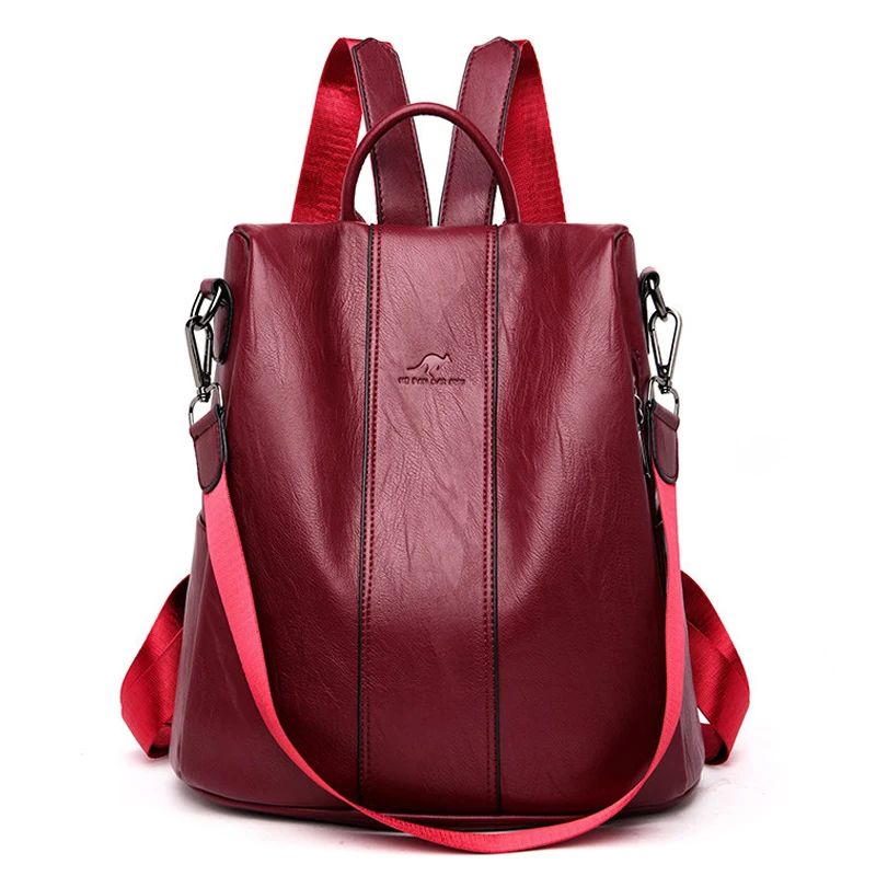 

Luxury Women Backpacks 2019 Soft Leather Female Travel Shoulder Bags Backpack High Quality School Bags For Girls Bolsa Mochilas