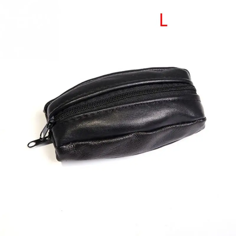 

Mini Wallet Solid Casual Zipper Key Hanging Multi-purpose Coin Purse Practical Artificial Leather Men Soft Portable Waterproof