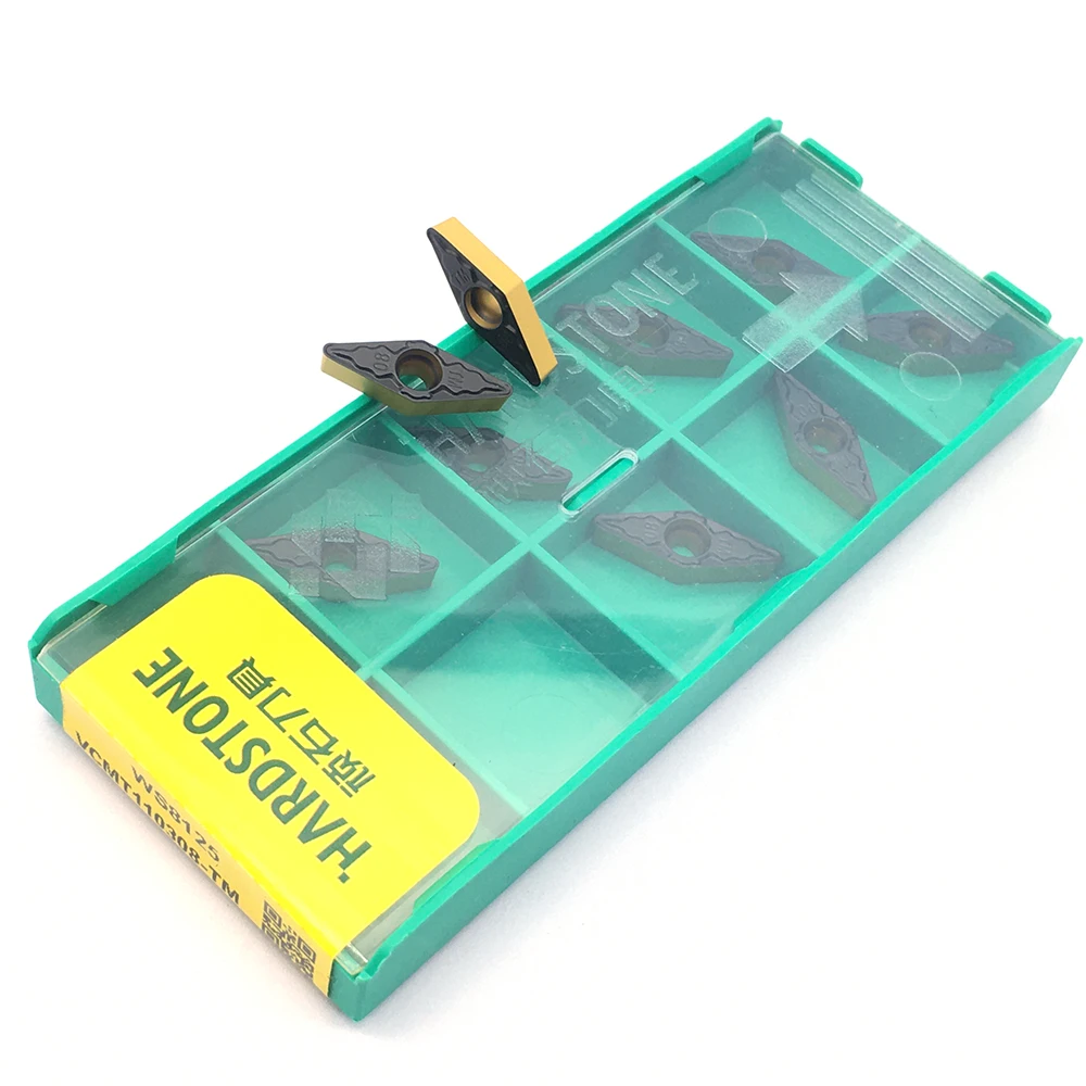 100% Original WS8125 VCMT110308 TM Turning Tools For WC Type U Drill Bit tool Carbide Inserts For Steel CNC Lathe Cutter