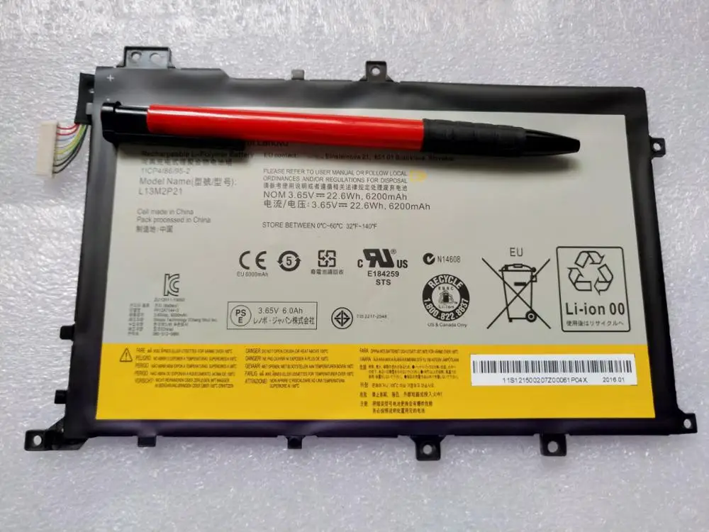 Аккумулятор L13N2P21 L13M2P21 для ноутбука lenovo MIIX2 10 A10 70|Батареи планшетов и резервное