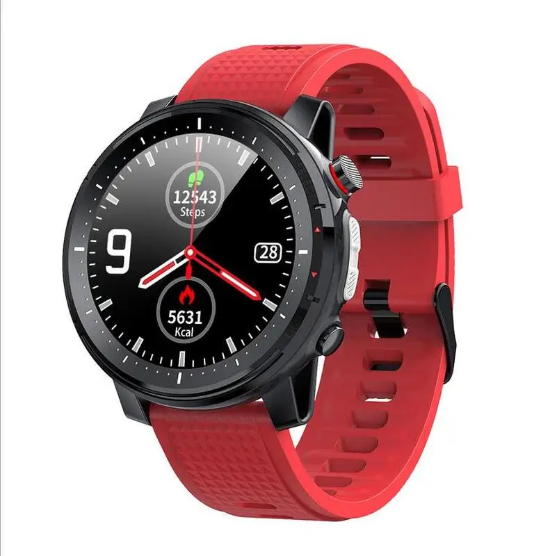 

Smart Watch Men 1.3inch Full-fit Round Retina Display Music Control Camera Flashlight Smartwatch IP68 Waterproof Smart Watch Men