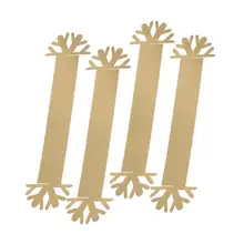 25 шт Рождественская Снежинка полотенце салфетка Пряжка полое бумажное кольцо Пряжка для салфеток для свадебной вечеринки фестиваль