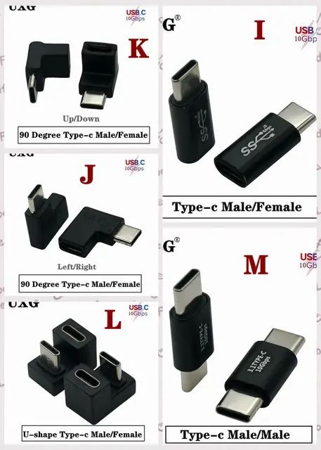 USB-C A USB-A Adattatore OTG USB-C 3.1 Maschio A USB-A Femmina - In Alluminio, Per Collegare Pen Drive, Mouse A Smartphone Android Adattatore LED Alluminio - Foto 4