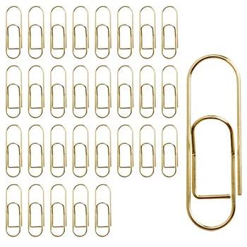 

30Pcs Paper Clips Pen Holder Clips Metal Pen Clip for Pencil Pen Photo Paper Clip Holder School Office Supplies