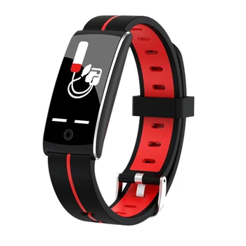 

F10C Smart Watch Ip68 Waterproof Bracelet Band Stopwatch Blood Pressure Monitor Heart Rate Fitness Tracker Wristband Red