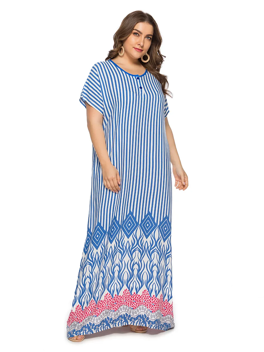 2019 мусульманское платье abaya, Турция, Дубай, богемное Платье с принтом, мусульманская Марокканская длинная юбка, Арабский ка