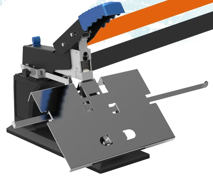 

Desktop manual saddle stitcher heavy labor-saving flat staple book