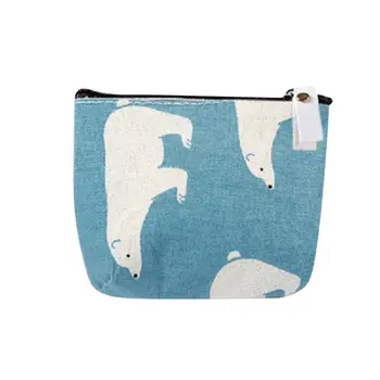 

Mini Hand-painted Coin Purse Cute Creative Coin Key Storage Bag Wallet Holder Zipper Girl Coin Purse Female