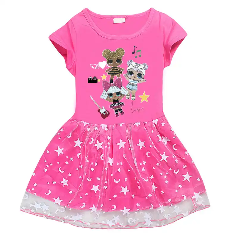 2020 Nina Lol Princesa Cumpleanos Fiesta Malla Vestidos Infantiles Para Ninas Munecas Nino Tutu Vestido Verano Vestido Lol Ropa Aliexpress