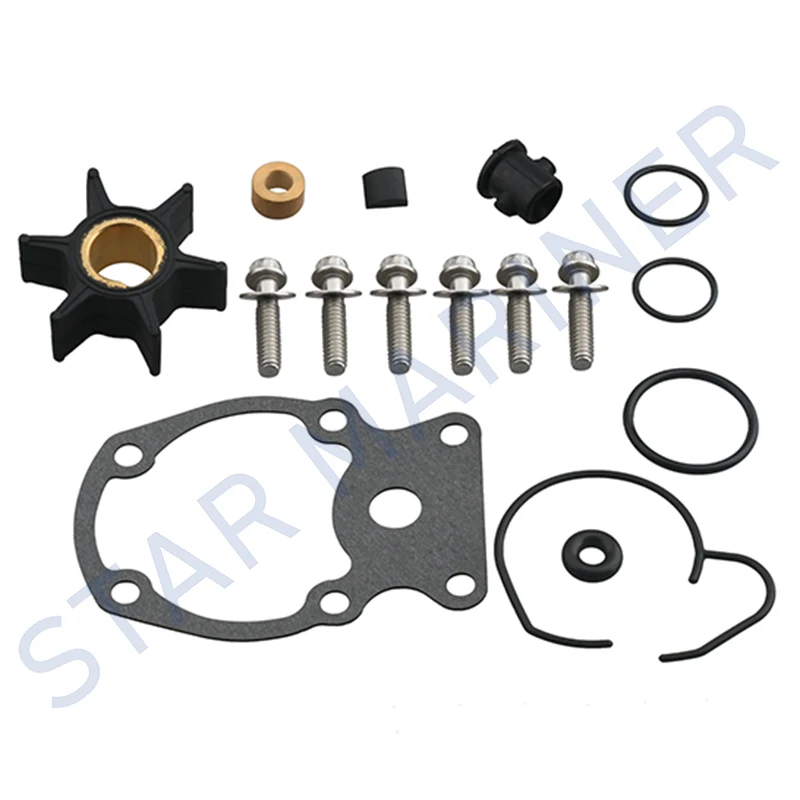 Boat Engine Parts 393630 Water Pump Repair Impeller Kit For Johnson Evinrude Outboard Motor 20HP 25HP 30HP 35HP